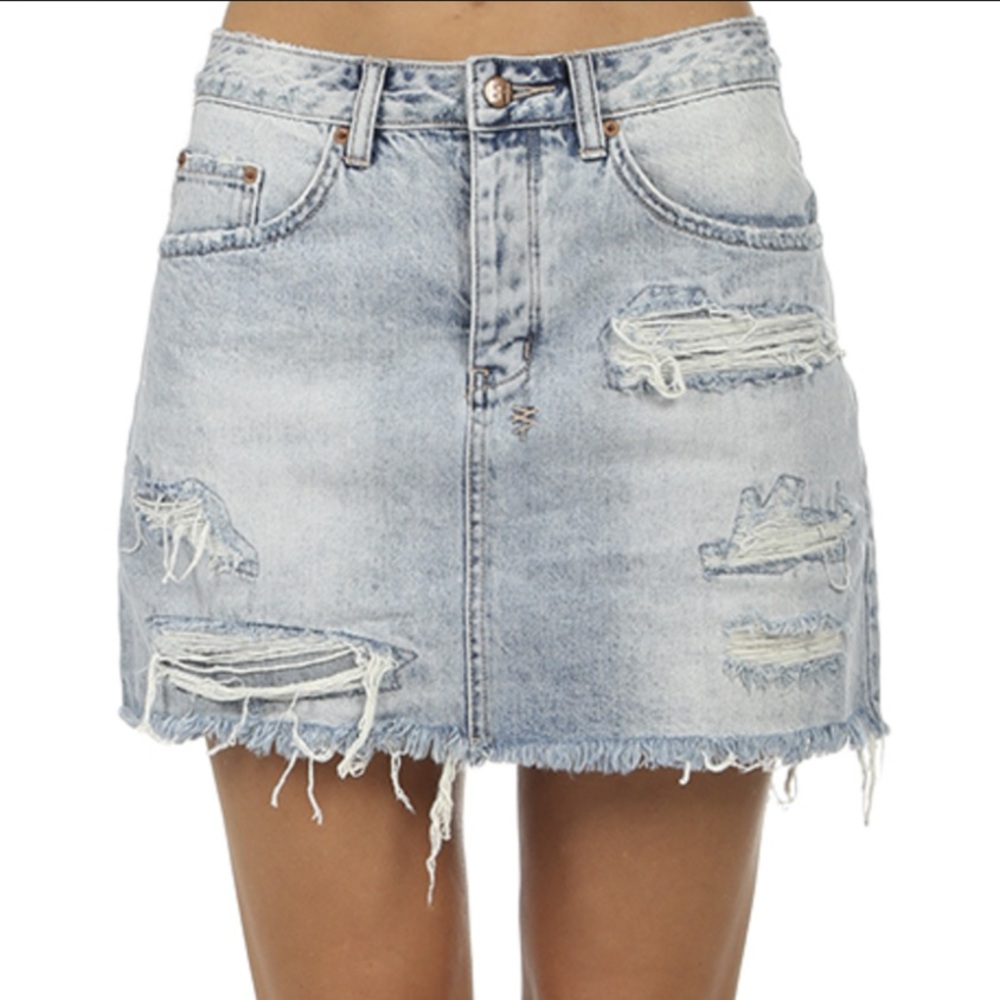 Ksubi Mini Moss Skirt Size 29”